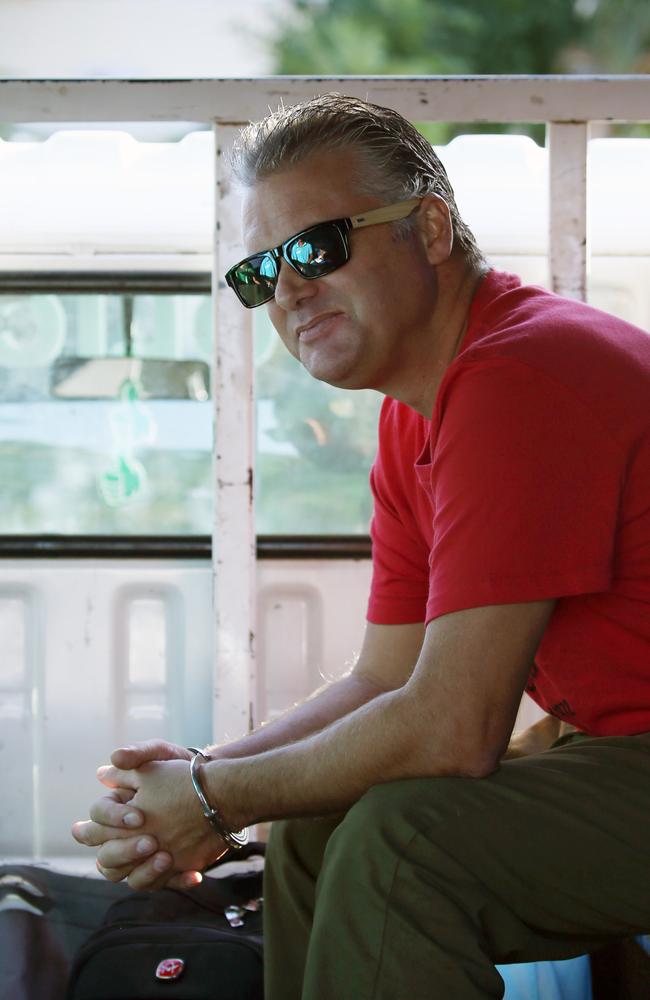 Former Melbourne horse trainer John Nikolic has appeared in court on drugs charges in the Magistrates Court in Nadi, Fiji. Picture: Gary Ramage