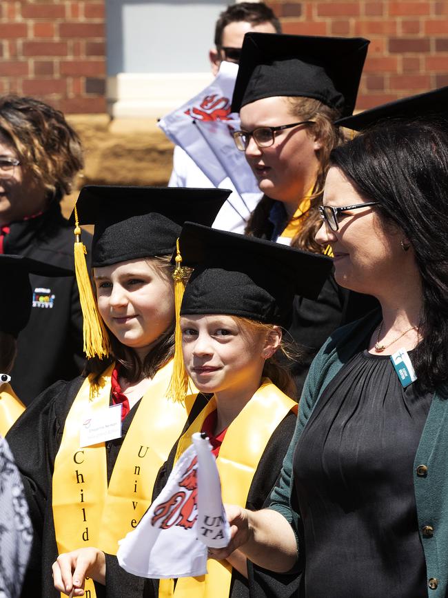at the UTAS Graduation at Burnie. PICTURE CHRIS KIDD