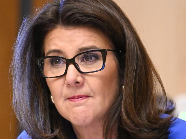 CANBERRA, AUSTRALIA  - NewsWire Photos - February 24 2025: Senator Jane Hume during the Finance and Public Administration Estimates at Parliament House in Canberra. Picture: NewsWire / Martin Ollman