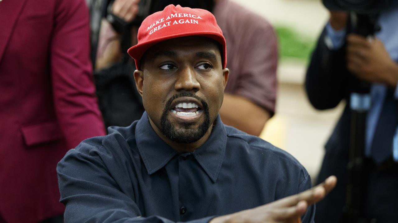 Kanye West made quite the impression at the White House. Picture: AP