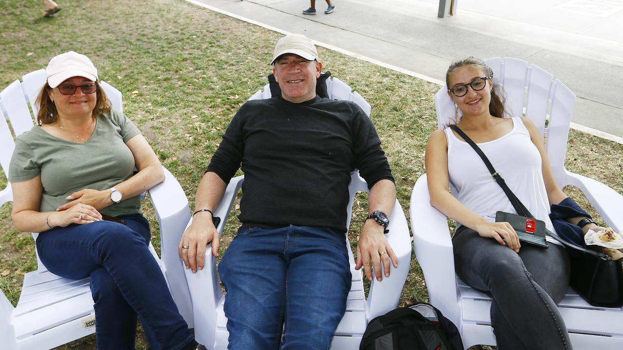 From left, Chantel, Dave and Shardi Cleminson, all of Rose Bay.