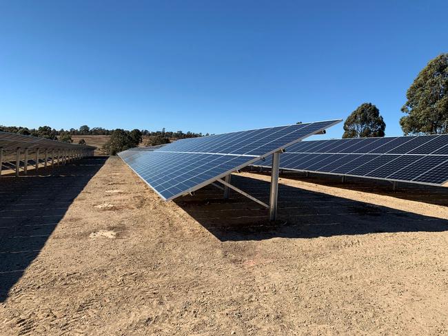 A Queensland energy company is bringing renewable energy to a number of locations across the Hunter via solar farms. Supplied.