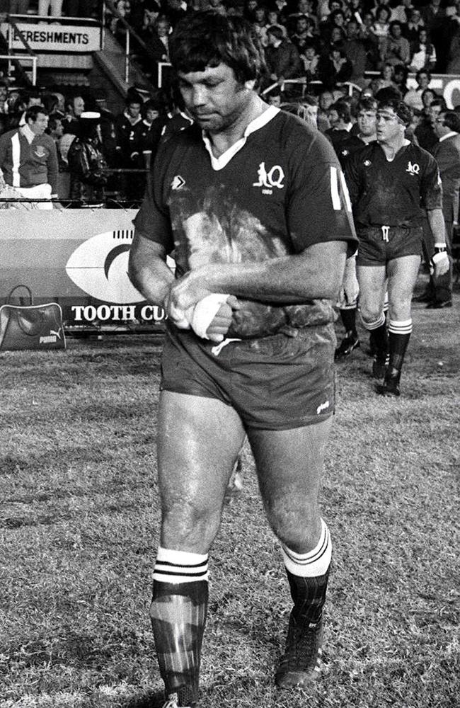 Recreating Arthur Beetson’s legs for a statue proved to be an unexpected hurdle for Graham. Picture: Geoff McLachlan
