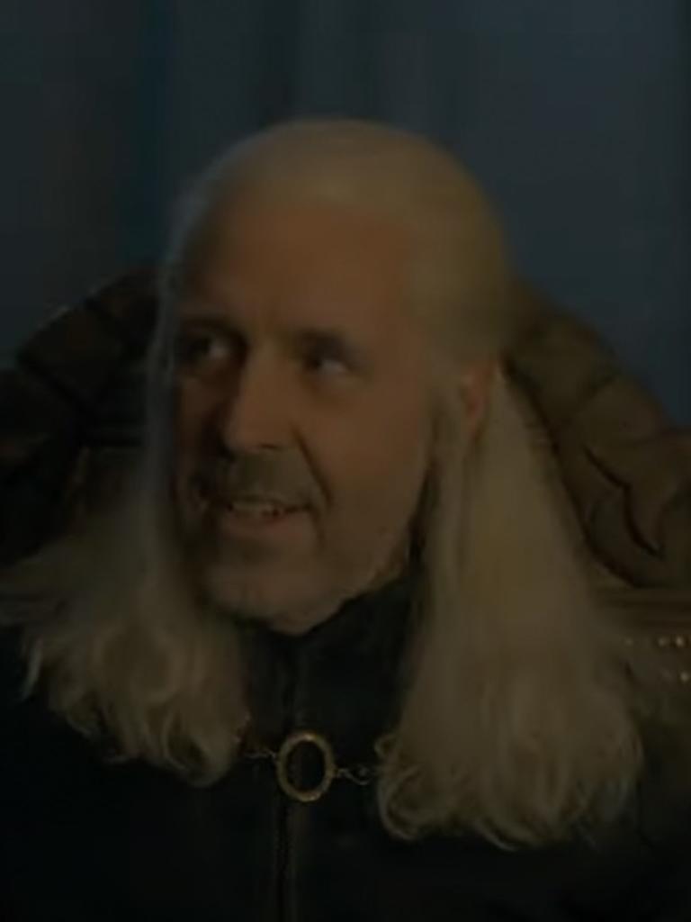 Paddy Considine plays King Viserys Targaryen. Picture: BINGE/HBO