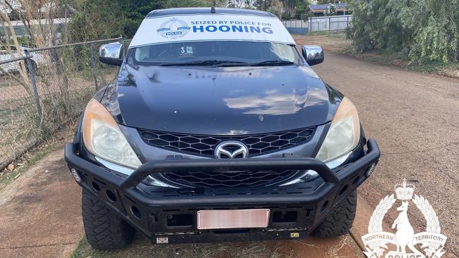 Northern Territory Police have impounded a car in relation to recent hooning offences in Katherine.