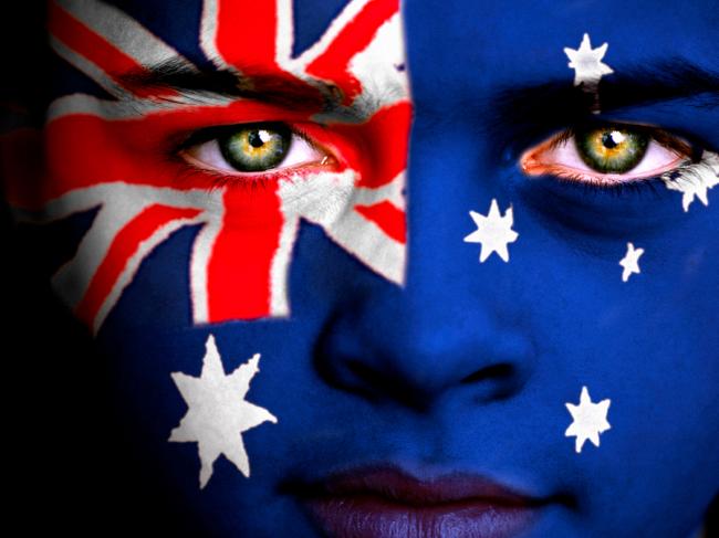 RendezView. Portrait of a boy with the Australian flag painted on his face. (Pic: iStock)