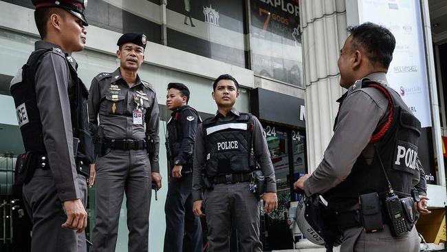 Thai police say they have found the dismembered body — believed to be of a Hungarian man — in the freezer belonging to an alleged US passport forger operating in Bangkok. Picture: AP