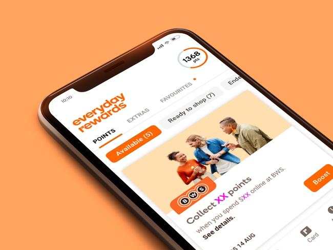 Woolworths everyday rewards app