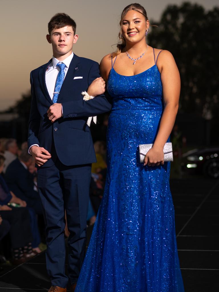 Samuel O'Rourke and Maddy Lynch at the 2024 Rockhampton Grammar School formal.