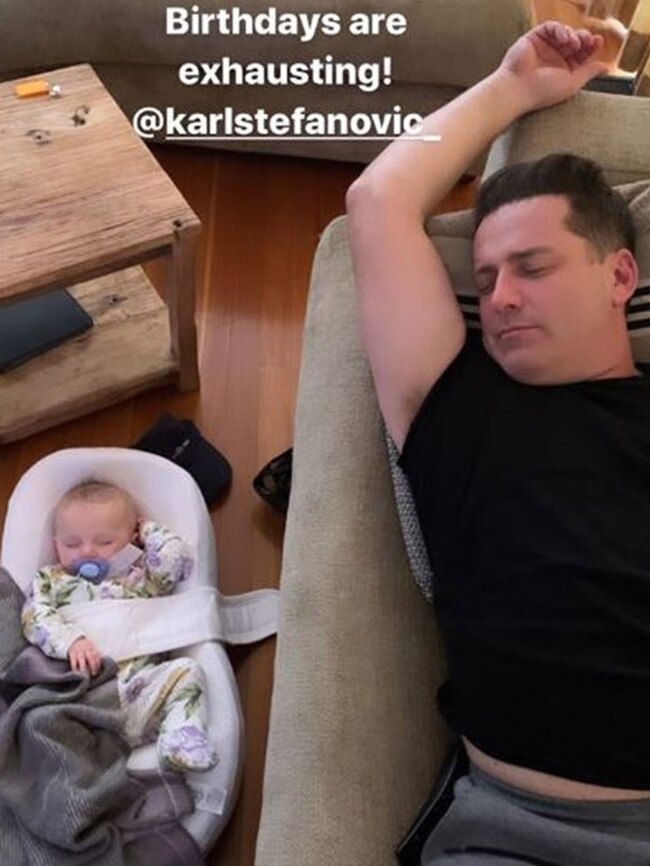 Stefanovic’s wife Jasmine posted this picture on Instagram on his actual birthday.