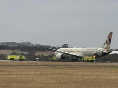 The incident happened at Melbourne Airport on Sunday night. Picture: X/Craig Minty