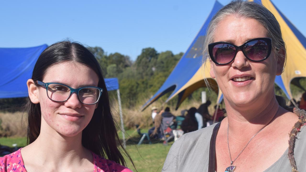 Mary River Festival at Kandanga, July 17, 2021: Rebecca and Mel Lillico. Pictures: Josh Preston