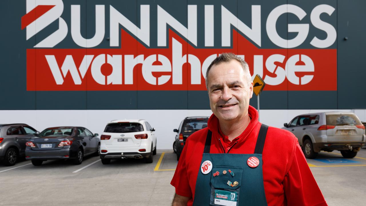 Mike Schneider, managing Director of Bunnings, says the “essential” store should remain open. Picture: Hobart Tasmania Photography Peter Mathew