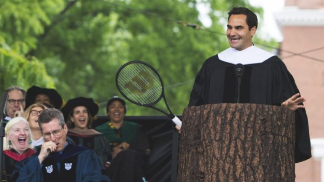 The crowd was loving the speech. Photo: Dartmouth College