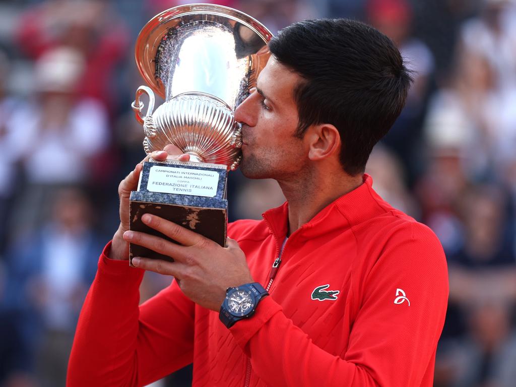 Novak Djokovic def Stefanos Tsitsipas, skor, hasil, peringatan Prancis Terbuka, Rafael Nadal