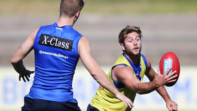 Caleb Daniel has been firing in a halfback role for Western Bulldogs. Picture: Michael Dodge/Getty Images. 