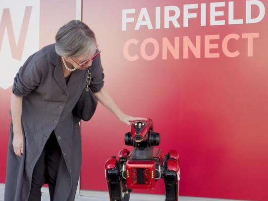 The Fairfield Connect study hub as seen in a Western Sydney University promotional video in February 2024. Picture: Supplied/YouTube