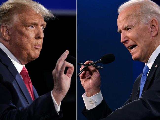 Donald Trump (left) lost the US election to Democrat and former US vice president Joe Biden. Pictures: Brendan Smialowski and Jim Watson / AFP