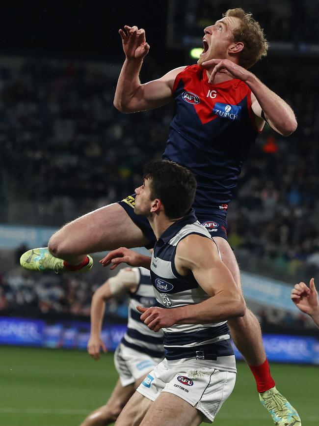 Harrison Petty of the Demons during the round 15 in Melbourne Picture: Michael Klein