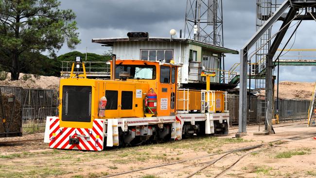 Wilmar Sugar and Renewables’ Leichhardt cane-train at Victoria Mill in the Herbert. Picture: Cameron Bates