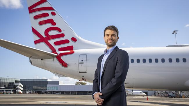 Nick Rohrlach, CEO of Velocity at Virgin Australia. Picture: Dallas Kilponen/Virgin Australia