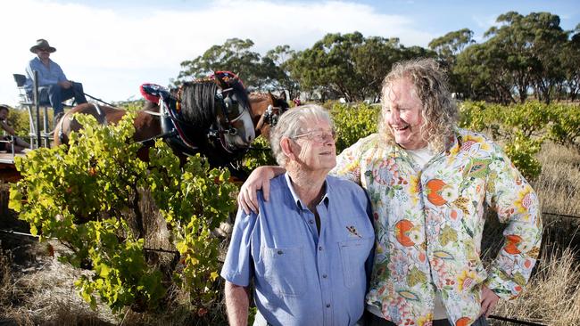 d'Arry Osborn and Chester Osborn in 2012. Picture: Calum Robertson