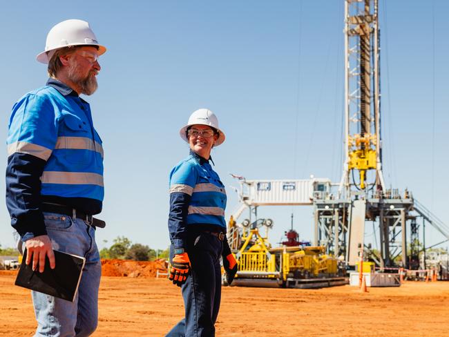 The Tamboran Resources Shenandoah South Silot Project site, in the vast Beetaloo Basin in the Northern Territory.