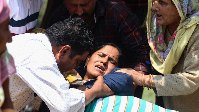 Pakistan launched counterattacks against India on May 10, after three of its air bases were struck overnight. Picture: AFP.