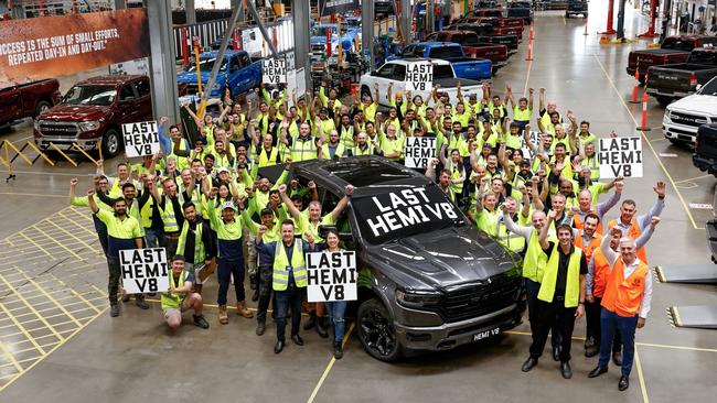 RAM finished production of Hemi-powered V8 utes in 2024. Picture: Supplied