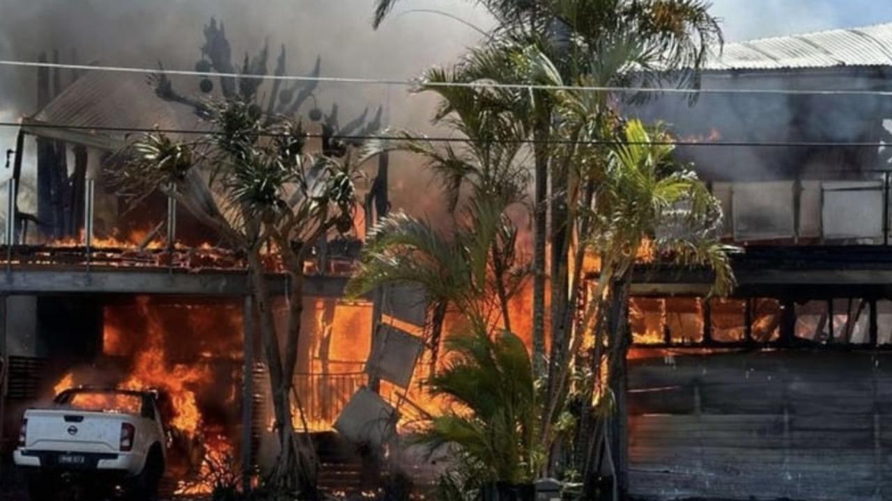 Luxury waterfront home destroyed by wall of fire