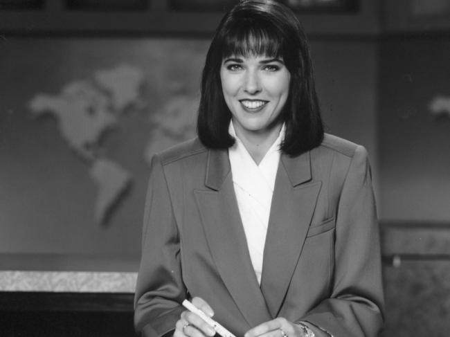 Jennifer Keyte early in her journalism career.