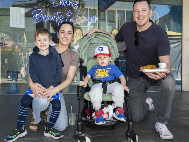 Jack, Nicole, Hunter and Ryan at CronullaFest at Cronulla on the 09/09/2023. Picture: Daily Telegraph/ Monique Harmer