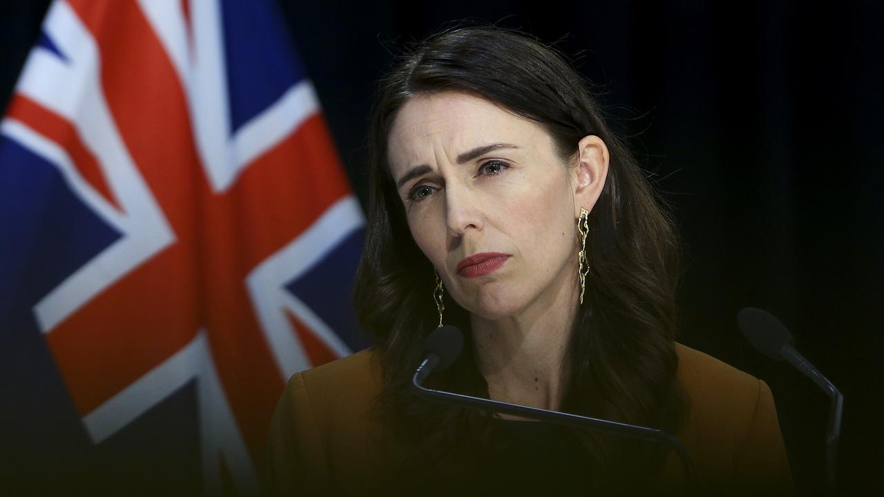 Prime Minister Jacinda Ardern said there will be a review into how two international visitors with COVID-19 were able to roam the country. Picture: Hagen Hopkins/Getty Images.