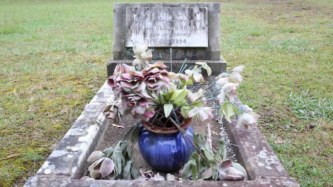 One of the graves at Badgerys Creek that will be relocated. Picture: Melvyn Knipe