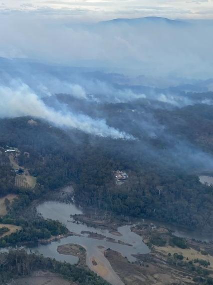 The Coolagolite bushfire. Picture: RFS Twitter