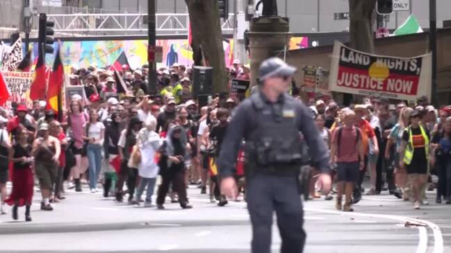 Thousands march in Australia 'Invasion Day' rally