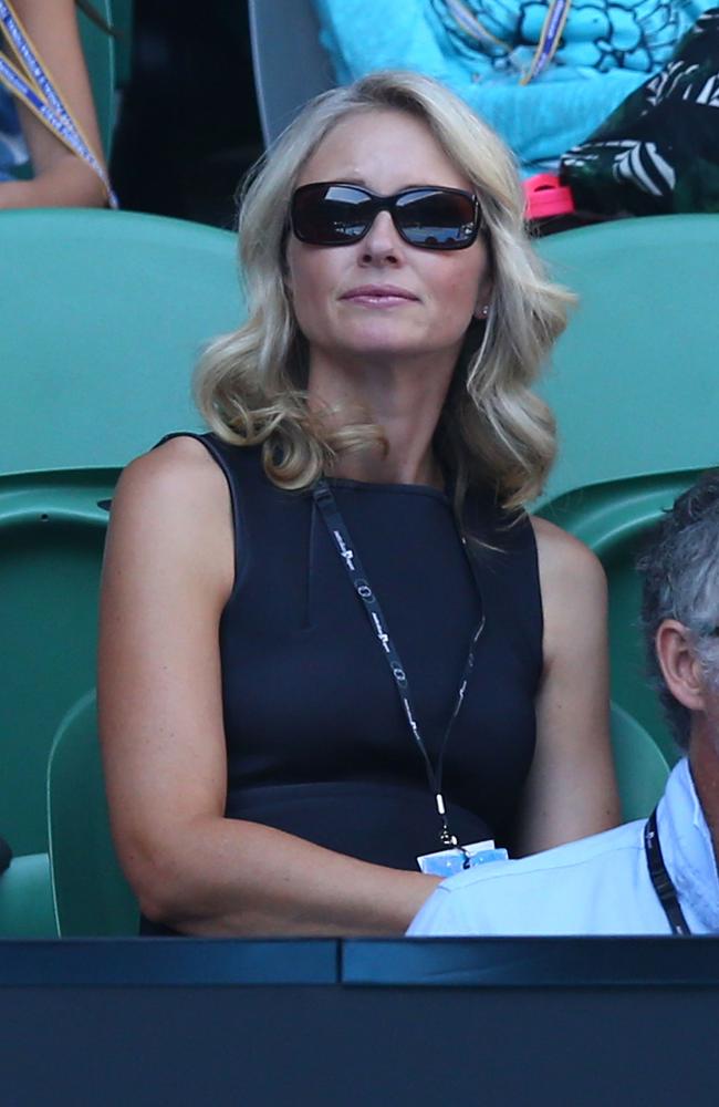 Looking sharp: Livinia at the Australian Open in January. Picture: Ryan Pierse/Getty Images