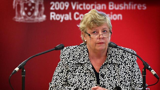 Christine Nixon at the Royal Commission into Black Saturday. Picture: Tim Carrafa