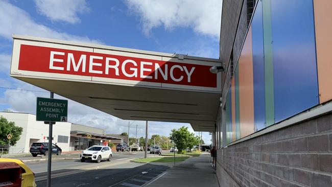 Manning Base Hospital, Taree’s emergency department entrance on High Street.