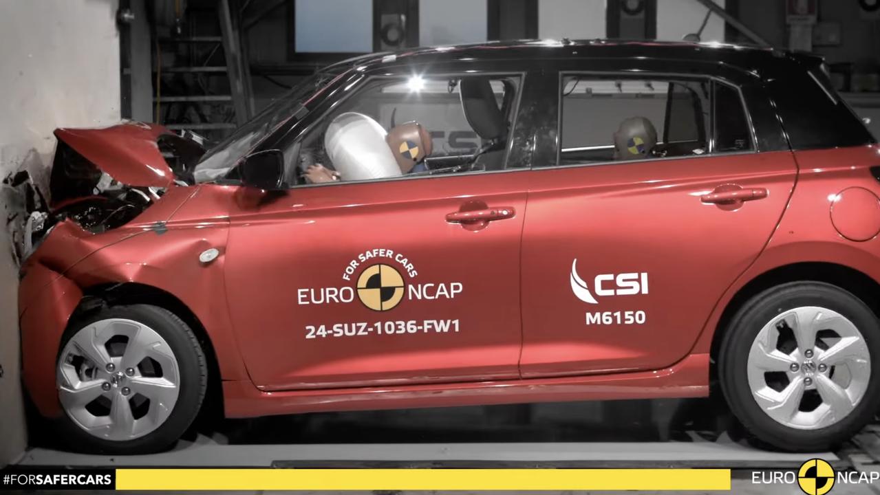 Suzuki Swift EuroNCAP crash test. Photo: Supplied