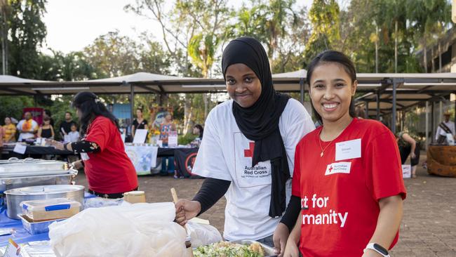 Territorians enjoying a Red Cross event in Darwin, June 2024. Picture: Pema Tamang Pakhrin