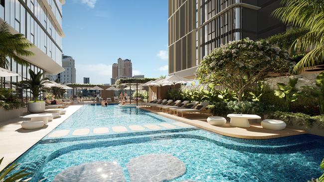 An artist’s impression of V &amp; A Broadbeach.