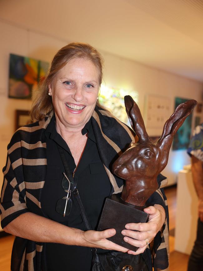 Felicity Smith at the SWELL Art Prize at Broadbeach Community Space for Gold Coast at Large. Picture, Portia Large.