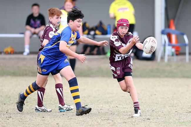 A Rugby League Gold Coast junior gala day at Burleigh Bears Junior Rugby League Club. Under 14s. Coomera vs Burleigh. 5 September 2021 Miami Picture by Richard Gosling