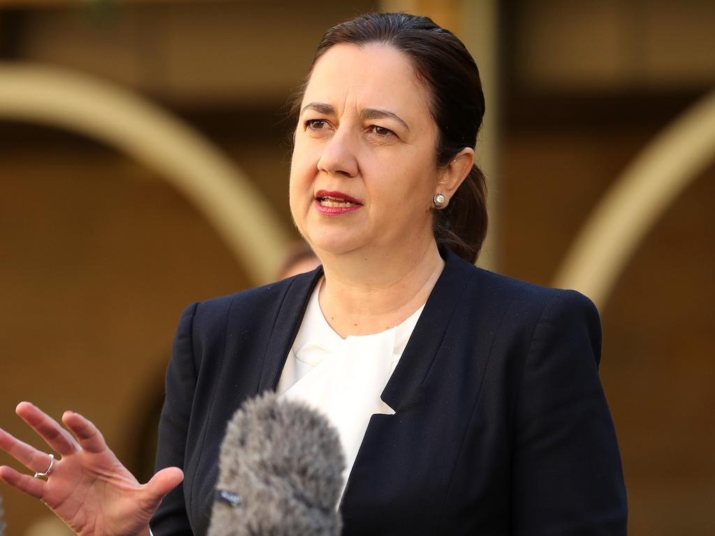 Queensland Premier Annastacia Palaszczuk will shut her border to greater Sydney from Saturday. Picture: Liam Kidston