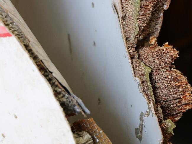 The debris will be sent to Malaysia for examination. Picture: Adrien Barbier/AFP