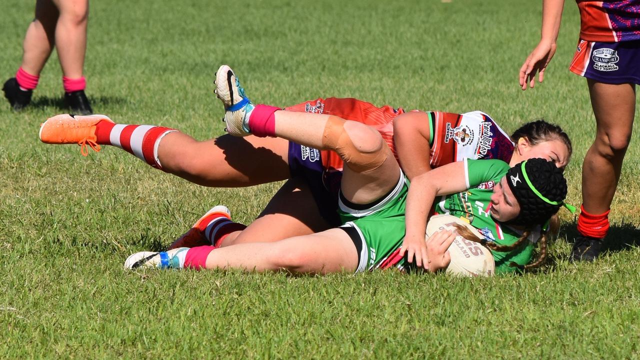 Gatton/Valleys v Southern Outback U17 girls. Adrian Vowles Cup 2020.