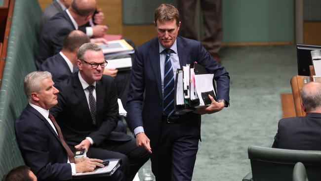 Attorney General Christian Porter after Question Time. Picture: Kym Smith