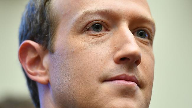 Facebook’s Mark Zuckerberg. Will US action force him to divest Instagram and What’sApp? Picture: AFP