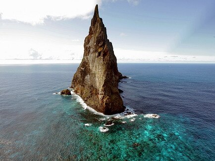 Balls Pyramid, off Lord Howe Island.